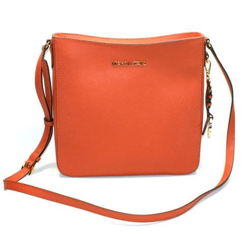 michael kors jet set travel crossbody bag orange|michael kors jet set vanilla.